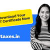 GST Certificate Download Now